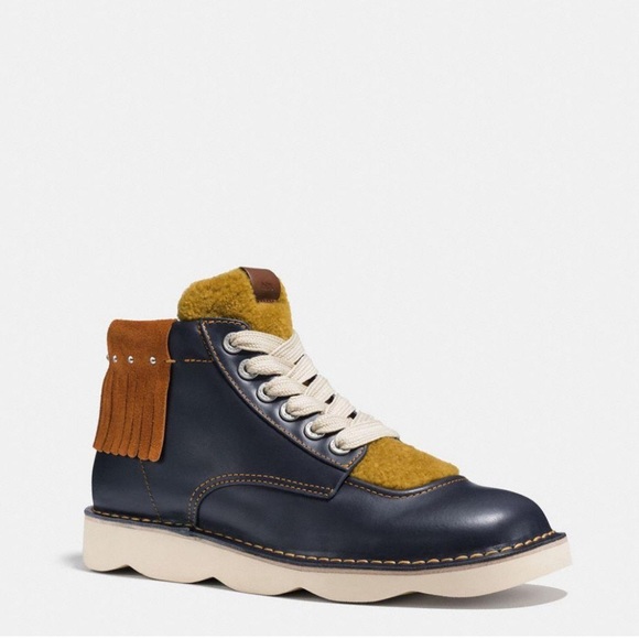 Coach | Shoes | Coach Troopa High Top Shearling Derby Boots 